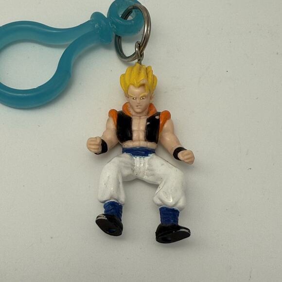 2pc Vintage Super Saiyan Vegito & Gogeta Dragon Ball Z Mini Figure Keychain 2.5" - Picture 6 of 9